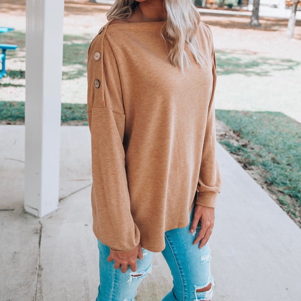 Button up sweater